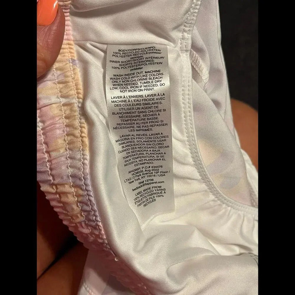 Athletic Comfort Gym Wear AEROREADY Adidas Pastel Printed Elastic Waist XL NWT - Picture 7 of 7